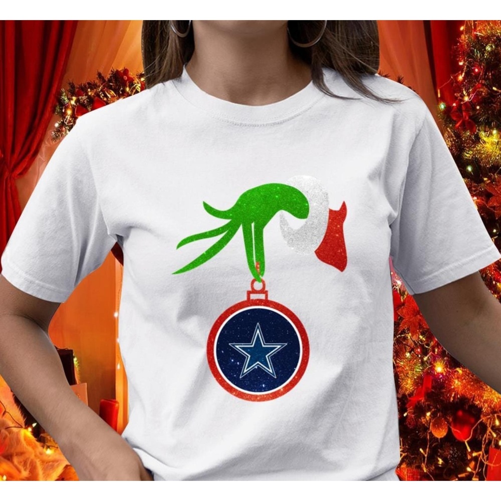 Dallas Cowboys Grinch Merry Christmas NFL Football T Shirt